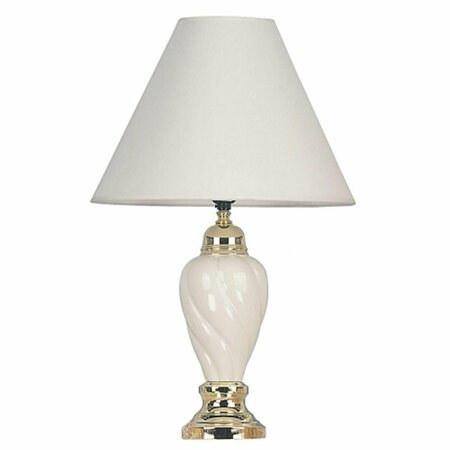 CLING 22   Ceramic Table Lamp - Ivory CL434116
